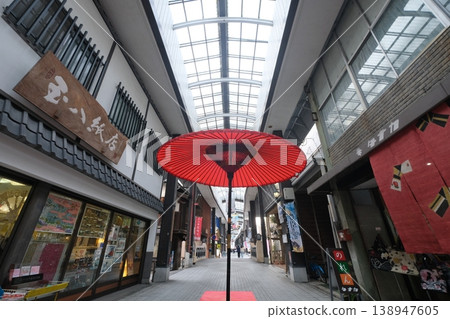 Kurokabe Square Otemon Street Arcade in Nagahama City Kurokabe Square Otemon Street Arcade in Nagahama City 138947605