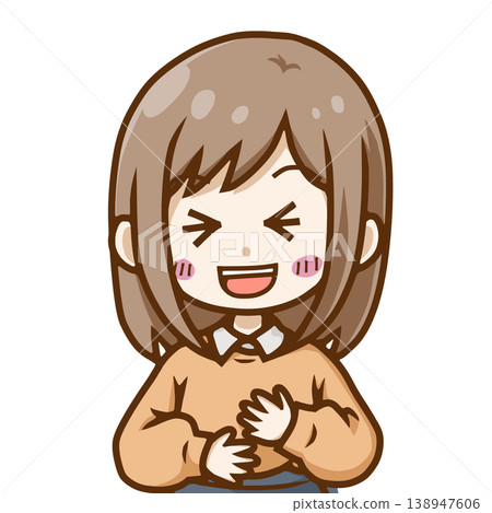 可愛的Q版人物插畫,描繪了一位笑容燦爛、快樂開朗的女性(快樂、活潑、精力充沛)——適用於博客、社交媒體和教育材料。 可愛的Q版人物插畫,描繪了一位笑容燦爛、快樂開朗的女性(快樂、活潑、精力充沛)——適用於博客、社交媒體和教育材料。 138947606