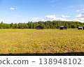 Rural Wooden Houses in Summer Countryside 138948102