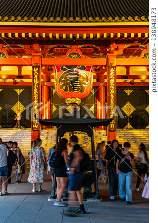 【東京】夜幕下的淺草寺,燈火通明 【東京】夜幕下的淺草寺,燈火通明 138948173