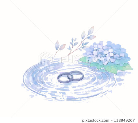 繡球花和戒指 138949207