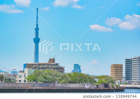 從中川長廊看到的晴空塔 從中川長廊看到的晴空塔 138949744