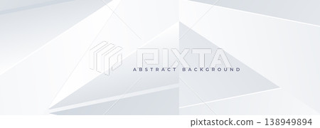 Light geometric background. Elegant white polygon design. Minimalist abstract background with shadows and facets. Serene white geometric backdrop featuring shadows and sharp edges for mockups Light geometric background. Elegant white polygon design. Minimalist abstract background with shadows and facets. Serene white geometric backdrop featuring shadows and sharp edges for mockups 138949894