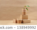 Sustainable packaging with plant and eco friendly materials 138949992