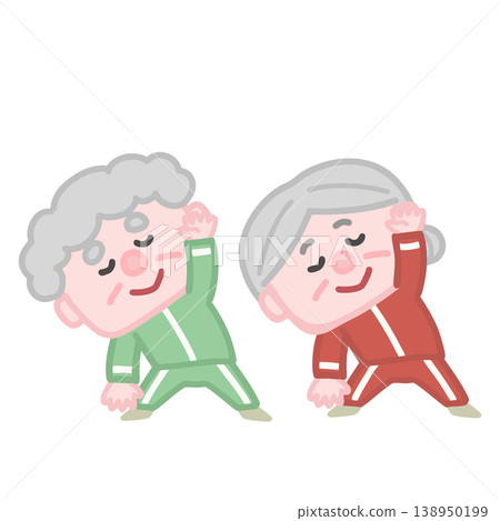 高級夫婦伸展 138950199