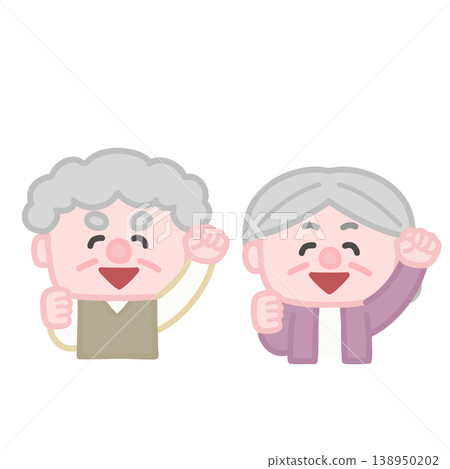 一對積極進取的老年夫婦 138950202