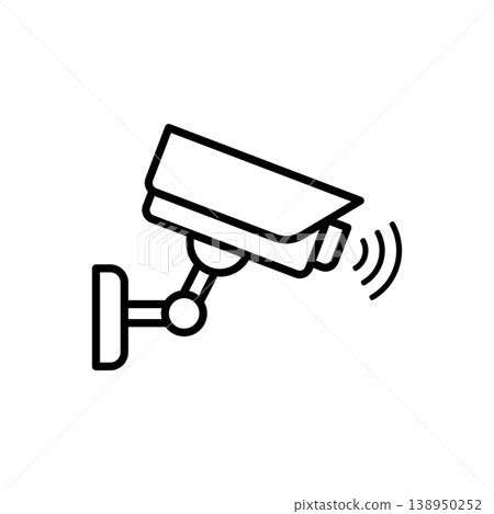 Wireless Security Camera Icon Wireless Security Camera Icon 138950252