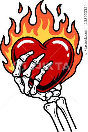 heart, fire, flame 138950524