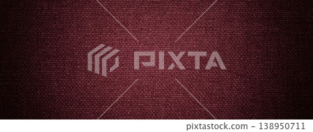 Texture dark wine textile material background, macro weave pattern. Structure maroon fabric backdrop, with vignette Texture dark wine textile material background, macro weave pattern. Structure maroon fabric backdrop, with vignette 138950711