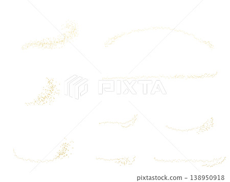White watercolor frame material with gold natural decoration. White watercolor frame material with gold natural decoration. 138950918