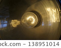 Warm Light Bulb Close Up Vintage Lighting Interior Atmosphere Glow 138951014