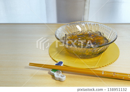 Healthy kanten jelly in the summer 138951132