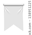 Blank Hanging Banners, Realistic Vector for Branding, Events, and Advertising Mockups. 138951225