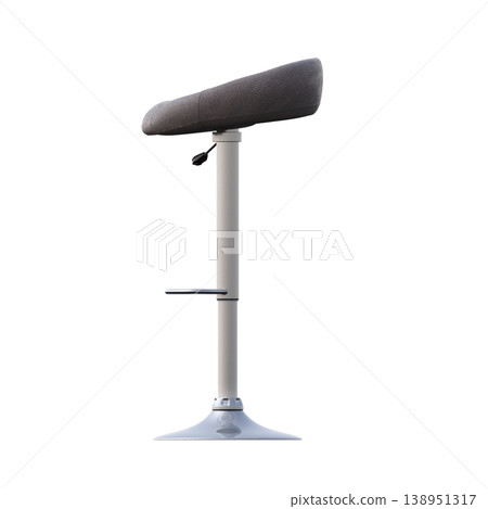 chair isolate on a transparent background, interior furniture, 3D illustration, cg render 138951317