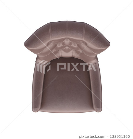 chair isolate on a transparent background, interior furniture, 3D illustration, cg render chair isolate on a transparent background, interior furniture, 3D illustration, cg render 138951360