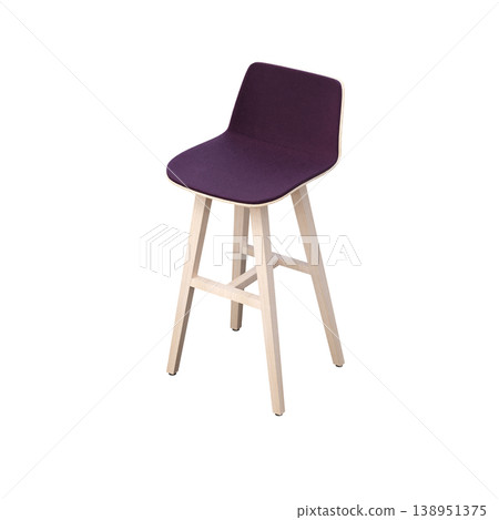 chair isolate on a transparent background, interior furniture, 3D illustration, cg render chair isolate on a transparent background, interior furniture, 3D illustration, cg render 138951375