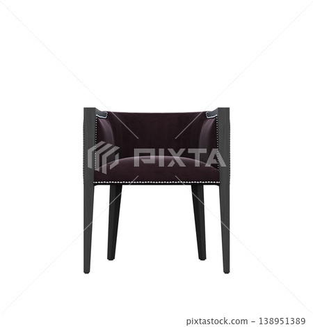 chair isolate on a transparent background, interior furniture, 3D illustration, cg render chair isolate on a transparent background, interior furniture, 3D illustration, cg render 138951389