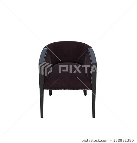 chair isolate on a transparent background, interior furniture, 3D illustration, cg render chair isolate on a transparent background, interior furniture, 3D illustration, cg render 138951390