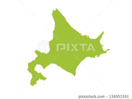 一幅簡潔經典的北海道插圖。 一幅簡潔經典的北海道插圖。 138951591