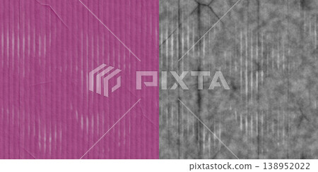 Seamless pattern of blank dirty piece of cardboard. High resolution photo filter. 138952022