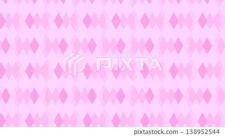 Pink retro abstract geometric pattern 258 138952544