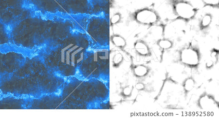 Seamless granite texture with cracks. Stone texture via an alpha channel. Seamless granite texture with cracks. Stone texture via an alpha channel. 138952580