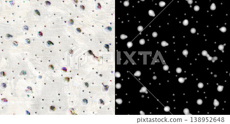 Decorative wallpaper for interior decor. Seamless pattern. Concrete texture via an alpha channel. 138952648