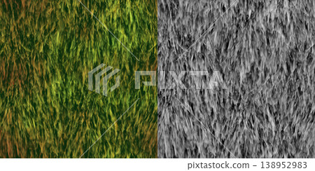 Seamless moss grass pattern for decoration. Grass texture via an alpha channel. Seamless moss grass pattern for decoration. Grass texture via an alpha channel. 138952983