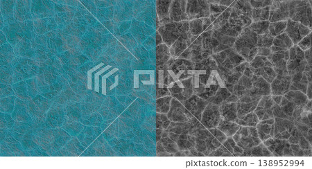 Seamless pattern of dry cracked earth. Clay texture via an alpha channel. 138952994