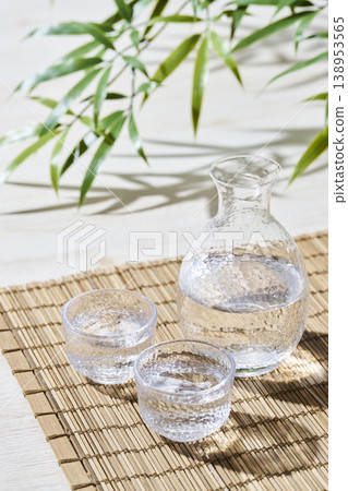 Summer image of Japanese sake Summer image of Japanese sake 138953565