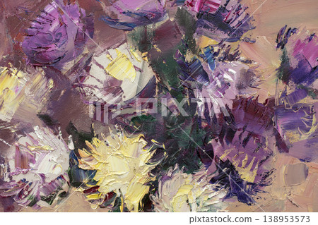 Oil painting, abstract drawing, handmade Oil painting, abstract drawing, handmade 138953573