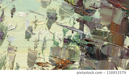 Oil painting, abstract drawing, handmade Oil painting, abstract drawing, handmade 138953579