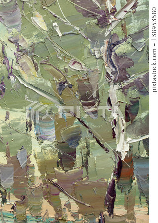Oil painting, abstract drawing, handmade Oil painting, abstract drawing, handmade 138953580