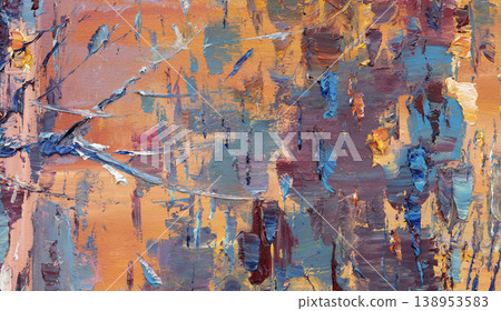 Oil painting, abstract drawing, handmade Oil painting, abstract drawing, handmade 138953583