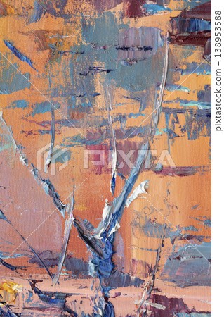 Oil painting, abstract drawing, handmade Oil painting, abstract drawing, handmade 138953588