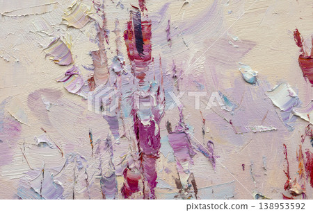 Oil painting, abstract drawing, handmade Oil painting, abstract drawing, handmade 138953592