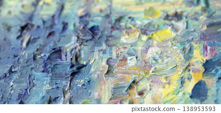 Oil painting, abstract drawing, handmade Oil painting, abstract drawing, handmade 138953593