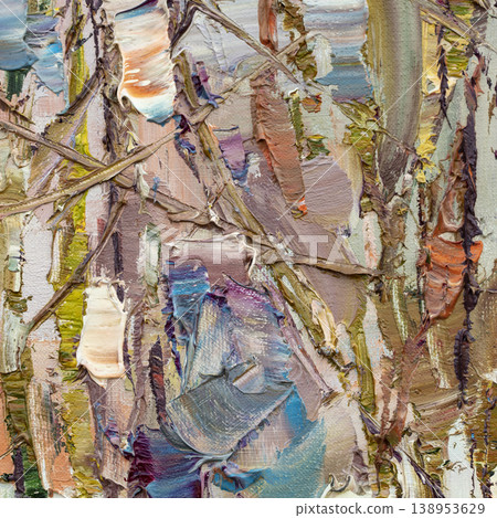 Oil painting, abstract drawing, handmade Oil painting, abstract drawing, handmade 138953629