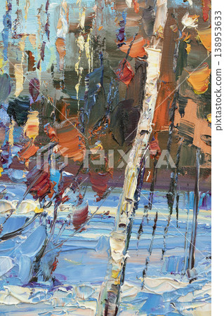 Oil painting, abstract drawing, handmade Oil painting, abstract drawing, handmade 138953633