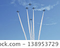 Blue impulse acrobatic flight 138953729