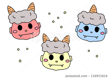 節分（拋豆節），惡魔插圖 138953828