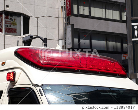 Ambulance waiting on the street Ambulance waiting on the street 138954017