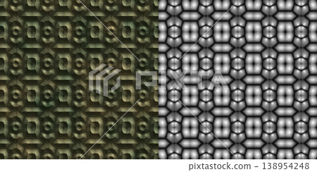 Seamless steel floor plate texture. Metal texture via an alpha channel. Seamless steel floor plate texture. Metal texture via an alpha channel. 138954248
