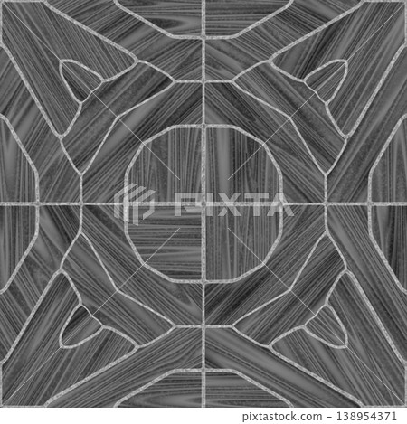 Dark Grayscale Parquet Shading Map Dark Grayscale Parquet Shading Map 138954371