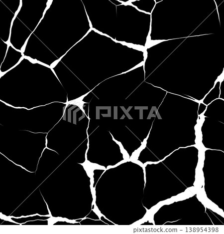 Inverse Cracked Surface Pattern Mask 138954398