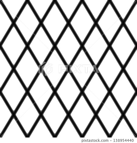 Diamond Mesh Metal Fence Stencil Map Diamond Mesh Metal Fence Stencil Map 138954440