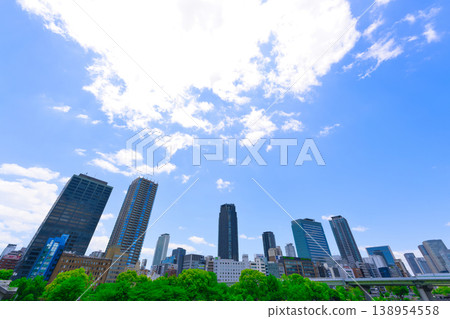 [Osaka Prefecture] June - Urban scenery of Kita Ward 138954558