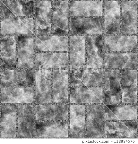 Grayscale Brick Masonry Relief Displacement Map Texture 138954576
