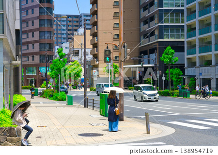 [Osaka Prefecture] Streetscape of Kita Ward, June 138954719