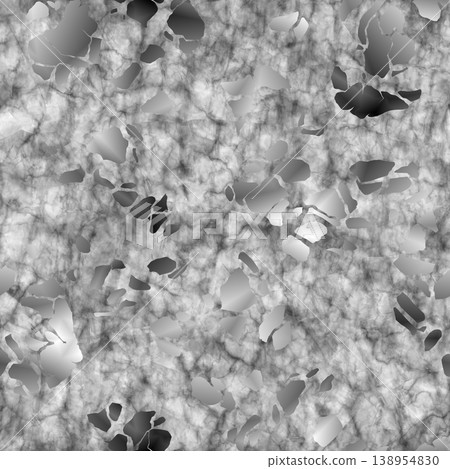 Dark Fluorite Texture and Shading Map Side View Dark Fluorite Texture and Shading Map Side View 138954830